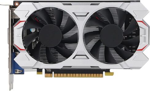 بطاقة رسومات سطح المكتب Yoidesu GTX650TI 2GB DDR5 128BIT، بطاقة رسومات فيديو لألعاب الكمبيوتر مع مراوح صامتة مزدوجة، تدعم واجهة DV VGA، 928 ميجاهرتز 1350 ميجاهرتز، DirectX 11.1 (GTX650TI 2GB DDR5 in Saudi Arabia