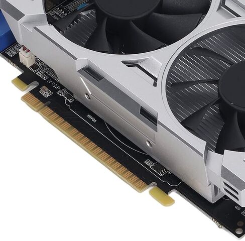 بطاقة رسومات سطح المكتب Yoidesu GTX650TI 2GB DDR5 128BIT، بطاقة رسومات فيديو لألعاب الكمبيوتر مع مراوح صامتة مزدوجة، تدعم واجهة DV VGA، 928 ميجاهرتز 1350 ميجاهرتز، DirectX 11.1 (GTX650TI 2GB DDR5 in Saudi Arabia