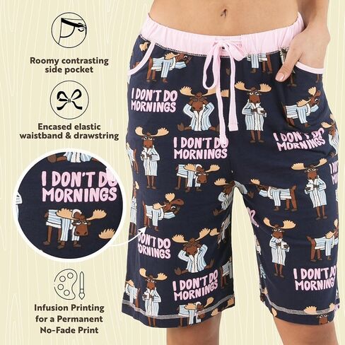 Lazy One Animal Pajamas for Women, Cute Pajama Shorts and Top Separates in Kuwait