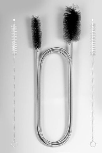 فرشاة تصريف مرنة، فرشاة تنظيف أنبوبية مزدوجة الأطراف بطول 66 بوصة، وعبوتين من فرشاة تنظيف المصاصة مقاس 8 بوصة in Kuwait