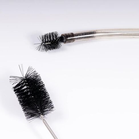 فرشاة تصريف مرنة، فرشاة تنظيف أنبوبية مزدوجة الأطراف بطول 66 بوصة، وعبوتين من فرشاة تنظيف المصاصة مقاس 8 بوصة in Kuwait