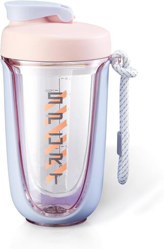 أكواب شيكر لمخفوق البروتين، زجاجة شيكر بروتين 20 أونصة، مقاومة للتسرب، شيكر مثالي للصالة الرياضية، زجاجة ما قبل التمرين، كوب شيكر كوكتيل، مخفوقات مكملة لفقدان الوزن in Kuwait