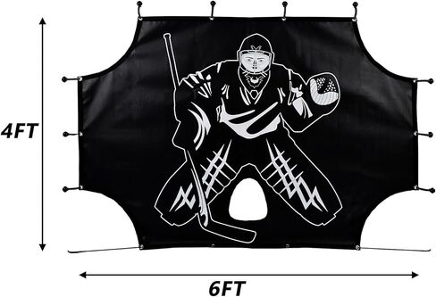 Ice Hockey Goal Targets, Ice Hockey Training Goal Target, Hockey Shooting Target for 6×7FT Hockey Net with 5 Targets, Waterproof Hockey Goal Practice Target, Outdoor Street Hockey Net Target in Kuwait