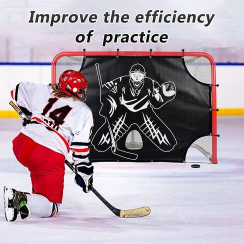 Ice Hockey Goal Targets, Ice Hockey Training Goal Target, Hockey Shooting Target for 6×7FT Hockey Net with 5 Targets, Waterproof Hockey Goal Practice Target, Outdoor Street Hockey Net Target in Kuwait