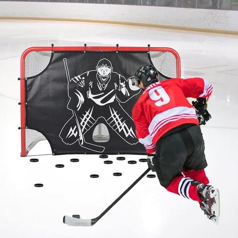 Ice Hockey Goal Targets, Ice Hockey Training Goal Target, Hockey Shooting Target for 6×7FT Hockey Net with 5 Targets, Waterproof Hockey Goal Practice Target, Outdoor Street Hockey Net Target in Kuwait