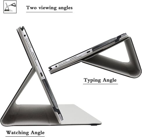 Bige for Dell Latitude 7200 Case,PU Leather Folio 2-Folding Stand Cover for Dell Latitude 7200 /Latitude 7210 12.3" 2-in-1 Tablet(Not fit Latitude 7200 Laptop),Black in Saudi Arabia