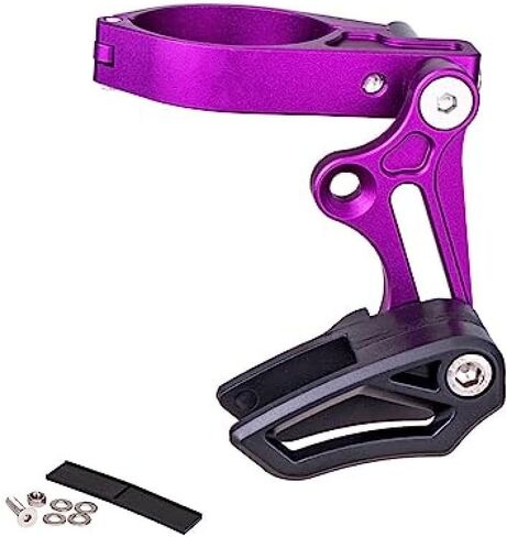 Chain Guide Mountain Bike, 7075 Aluminium Alloy MTB Chain Guide, Strong Bicycle Chain Guard Protector, Mount Chainring Guard Get Adjusted to The Correct Position for Most Bicycle Road Bike BMX Black in Saudi Arabia
