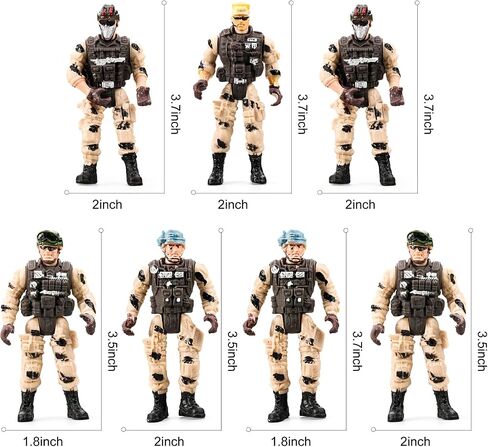 78-in-1 Army Men Boys Toys with Realistic Military Truck/Helicopter/Kayak Boat/Motorcycle/Army Men Action Figures and Weapon Gears, Army Toys Gift for Toddler Kids 4-7 8-12 Fun Birthday Party Favors in Saudi Arabia
