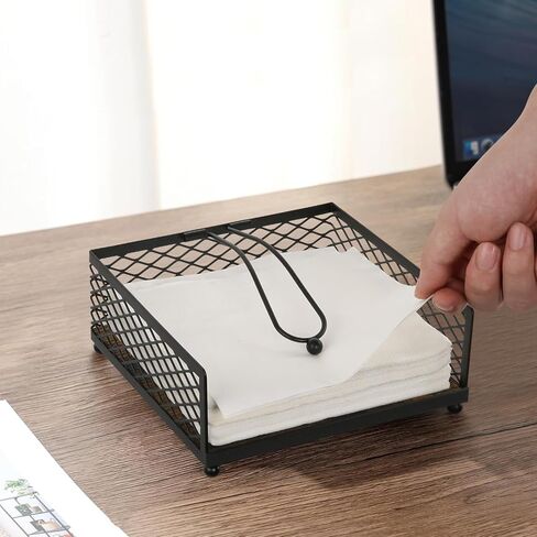 حامل مناديل لخشب الطاولة، حامل مناديل مسطح حديث مع ذراع مرجح، حامل مناديل للمناديل الورقية، حامل مناديل المزرعة للمطبخ، المطعم، الطعام، الهواء الطلق in Kuwait