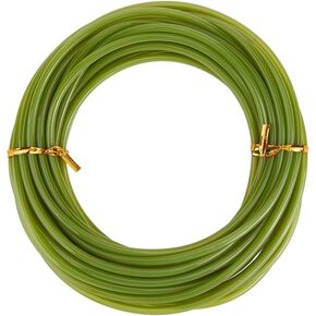 SUPERFINDINGS 10m Green Tubing Roll Flower Tubes Flower Bouquets Artificial Accessories Afloral Stems for Bundling Artificial Flower Stems, Inner Diameter:4mm
