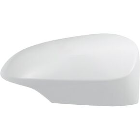 X AUTOHAUX Unpainted Rearview Mirror Cover Trim Side Mirror Cover Panel Right Side for Toyota Corolla 2014-2017(Only for Models with Turn Singal Light)