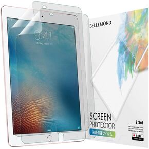 BELLEMOND Ultra Thin HD Clear PET Film Screen Protector for iPad 9.7" (2018) & iPad Pro 9.7" (2016) - 2 Pack - US-IPD97CCF(2)