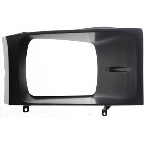 For Ford F-250/F-350/F-450/F-550 Super Duty 1999 00 01 02 03 2004 Headlight Door Driver and Passenger Side | Pair | Silver/Black | Sealed Beam Type | FO2512157, FO2513157 | F81Z13064AAB, F81Z13064AAA
