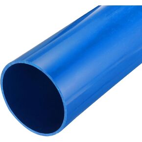 MECCANIXITY أنبوب دائري صلب PVC 101.6 مللي متر (4 بوصة) ID 110 مللي متر OD 350 مللي متر أزرق عالي التأثير لأنابيب المياه الحرف كابل الأكمام in Kuwait