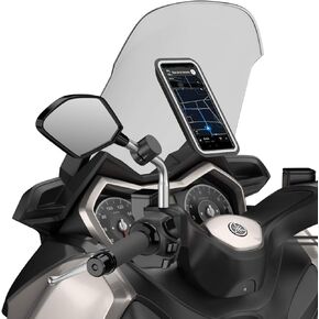 Magnetic Mount for Moto/Scooter Mirror, Smartphone Holder for Smartphone M up to 15 cm
