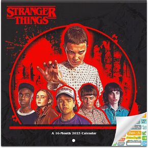 تقويم Stranger Things 2023 - حزمة تقويم صغيرة فاخرة 2023 Stranger Things مع أكثر من 100 ملصق تقويم (هدايا تلفزيونية من Stranger Things، لوازم مكتبية) in Saudi Arabia