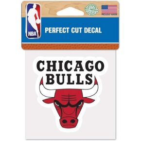 WinCraft NBA Chicago Bulls 8" x 8" Inch Outdoor Vinyl Decal - Cut to Logo