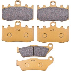 Motorcycle Front and Rear Ceramic Brake Pads Set Replacement for BMW R1150 R 1150 R1150RT 00-06 R1150GS EVO R21 0415 0495 01-03