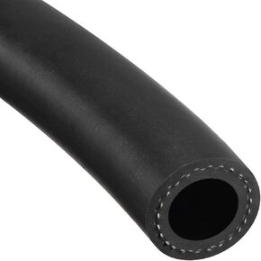 uxcell 3/4 inch ID Fuel Line Hose, 1 3/16 inch OD 2ft Black Oil Hose for Small Engines