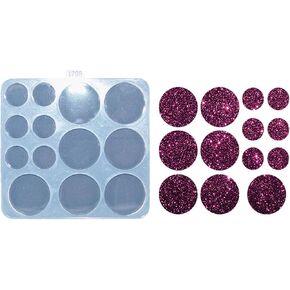 Round Silicone Mold 2cm / 3.5cm Round Epoxy Resin Crafting Mold for DIY Cake Key Chain, Charms, Jewelry Making Craft, Chocolate Cake Mold Candy Mold