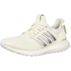 حذاء الجري adidas x Game of Thrones Ultraboost للسيدات، أبيض فاتح/فضي معدني/أسود، 9.5 M US