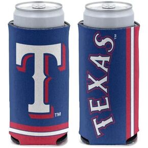 Wincraft MLB Texas Rangers Slim Can Cooler, Team Colors, One Size