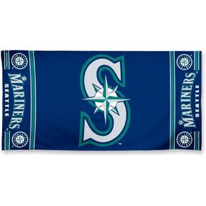 WinCraft MLB Seattle Mariners 30" x 60" Logo Beach Towel - Navy Blue