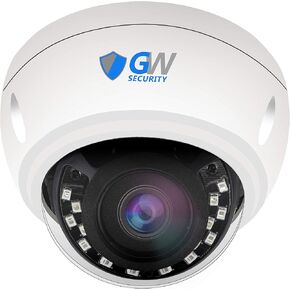 GW Security 6MP H.265 Super HD 3072 x 2048P PoE Outdoor Weatherproof Security IP Dome Camera with 2.8-12mm Motorized Zoom Lens (GW6071MMIC)