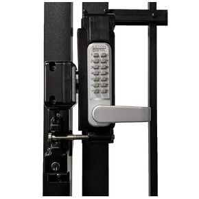 Lockey USA SUMO GL2 Satin Chrome Marine Grade Mechanical Combination Surface Mount Lever Gate Lock (GL2SCMG)