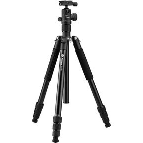 Fotopro 62'' Camera Tripod Aluminum 360 Ball Head Detachable Monopod with Quick Release Plate Travel Tripod for DSLR Load up to 8KG/17.6lbs with Bag in Saudi Arabia
