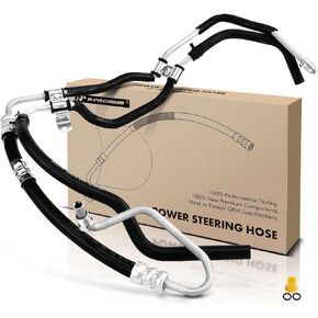 A-Premium Power Steering Pressure & Return Hoses Line Assembly Compatible with Toyota Echo 2000-2005 & Scion xA 2004-2006, xB 2004-2006, 1.5L, Pump to Rack/Gear to Reservoir/Cooler