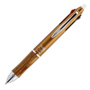 Pilot LKFB-2SEF-DR Erasable Tri-Color Ballpoint Pen, Frixion Ball 3, Wood, 0.5, Deep Red
