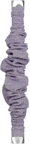 حزام متوافق مع حزام Fitbit Luxe، أساور معصم مطاطية ناعمة للنساء من Scrunchies بديلة لـ Luxe (صغير، أرجواني ذهبي 1) in Kuwait