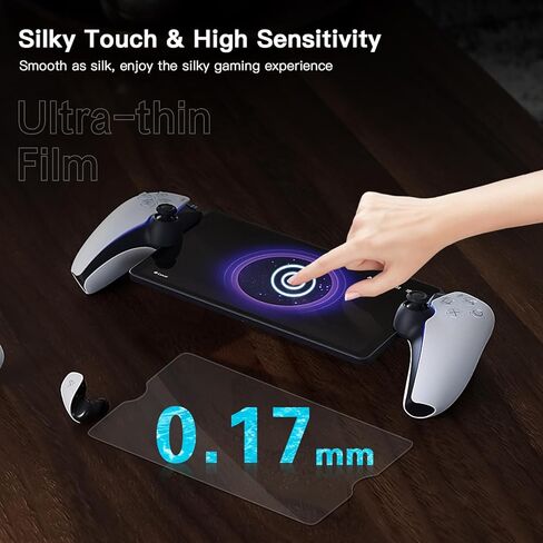 [4 عبوات] واقي شاشة لبوابة PlayStation - لمسة نهائية غير لامعة مضادة للوهج، تغطية كاملة، واقي شاشة PET عالي النفاذية لمشغل PS5 Portal Remote 8 بوصة، مضاد لبصمات الأصابع، خالي من الفقاعات in Kuwait