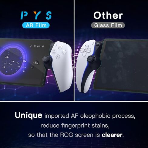 [4 عبوات] واقي شاشة لبوابة PlayStation - لمسة نهائية غير لامعة مضادة للوهج، تغطية كاملة، واقي شاشة PET عالي النفاذية لمشغل PS5 Portal Remote 8 بوصة، مضاد لبصمات الأصابع، خالي من الفقاعات in Kuwait