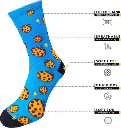 Funny Sport Socks for Crossfit, Running, Cycling, Gym, MTB - Colorful Long Socks for Men Women. in Saudi Arabia