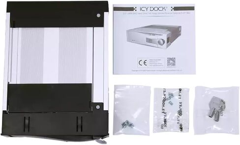 ICY DOCK حجم داخلي صغير الحجم 5.25 بوصة حامل SATA 3.5 بوصة HDD in Kuwait