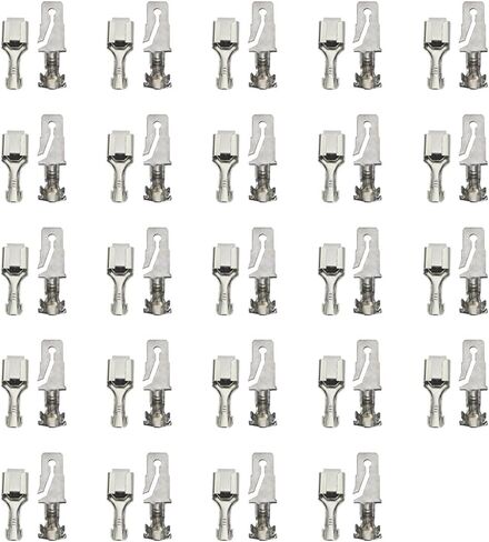 AUTOVIC 48pcs Male Female 14-16 AWG Gauge Wiring Harness Terminal Crimp Connectors for Dodge Ply-mouth Mo-par in Saudi Arabia