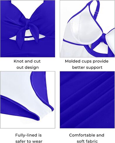 Aqua Eve Plus Size One Piece Swimsuit for Women Tummy Control Bathing Suit Cutout Swimwear in Saudi Arabia