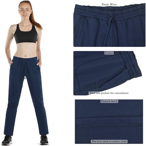 icyzone Sweatpants for Women - Active Joggers Athletic Yoga Lounge Pants with Pockets in Saudi Arabia