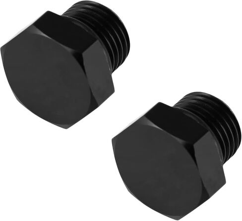 Ucreative 6AN Block Off Cap Male Adapter Fitting Plug Aluminium Alloy 2Pcs in Saudi Arabia