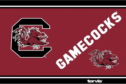 كوب Tervis ذو الجدران الثلاثية لجامعة كارولينا الجنوبية Gamecocks المعزول يحافظ على المشروبات باردة وساخنة، 30oz - الفولاذ المقاوم للصدأ، الحرم الجامعي in Saudi Arabia