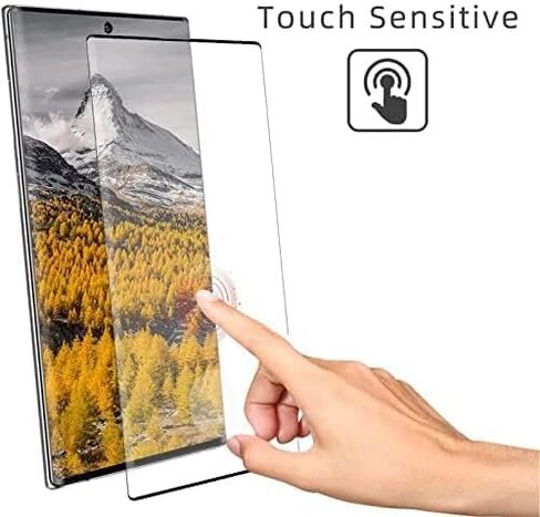[2+2 Pack] for Samsung Galaxy S23 Ultra 5G Screen Protector Tempered Glass Camera Lens Protector,Touch Sensitive,Fingerprint Support,9H Hardenss in Kuwait