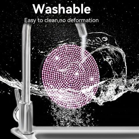 2 عبوة من قواعد أكواب السيارة لحاملات أكواب السيارات، حصيرة كأس مشروبات السيارة الكريستالية مثالية للنساء والفتيات (كريستال وردي) in Kuwait