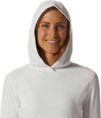 سترة نسائية من Mountain Hardwear بأكمام طويلة من Crater Lake للتنزه سيرًا على الأقدام والتخييم وحقيبة الظهر والملابس الكاجوال in Kuwait