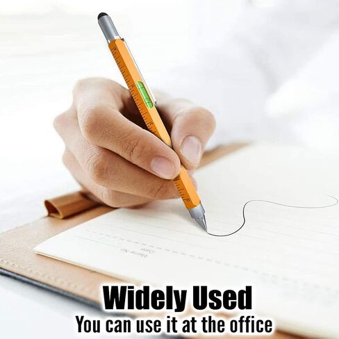 مجموعة أقلام متعددة الأدوات مكونة من قطعتين، هدايا عيد الأب للأب، هدايا أقلام أدوات رائعة مع قلم لمس، مسطرة، مستوى، قلم حبر جاف، شاشة تعمل باللمس، هدية عيد الأب من زوجة الابن والابن in Kuwait