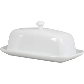 BIA Cordon Bleu Covered Butter Dish with Knob Lid, White (901114S1SIOC)