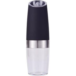 Electric salt pepper mill, 1pc ABS material Mill with Adjustable Coarseness for Seasoning, Salt and Pepper Grinder for Kitchen, Tabletop, Black (ABS, 1)