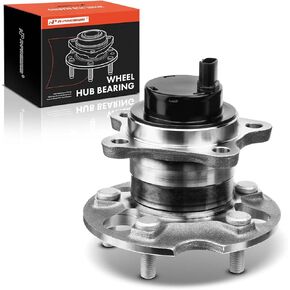A-Premium Rear Left Wheel Bearing and Hub Assembly with ABS & 5-Lug Compatible with Toyota Highlander 2004-2007 & Lexus RX330 2004-2006, RX350 2007-2009, RX400h 2006-2008, FWD