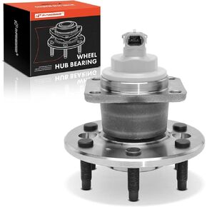A-Premium Rear Wheel Bearing and Hub Assembly with ABS & 6-Lug Compatible with Chevrolet Uplander 2006-2009 & Buick Terraza 2006-2007 & Pontiac Montana 2006-2009 & Saturn Relay, FWD